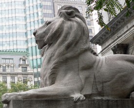 NY Public Library Lion