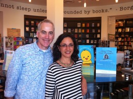 Grand Cayman - me and Jerry at Books & Books!