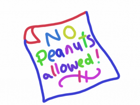 peanut free zone